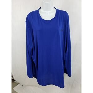 The North Face Shirt Womens XXXL Blue Long Sleeve Regular Fit Casual Lightweight